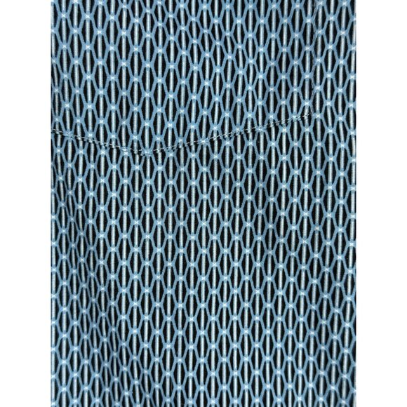 PANHANDLE SLIM‎ Western Shirt Blue w/ Black Geo Print Pearl Snap Pockets Sz XXL - Picture 6 of 8